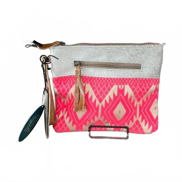 MYRA BAG Handbags - NEW MYRA BAG women's aztec wristlet in pink